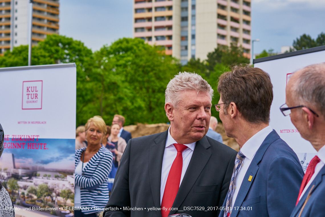 11. Mai 2017 - Grundsteinlegung für die LOGE und dem Kulturquadrat in Neuperlach
